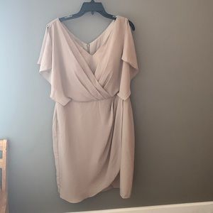 NWT JJ’s house taupe dress